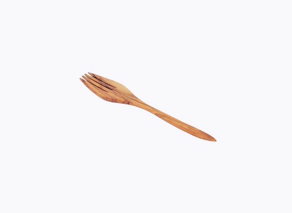 Fork 20Cm-olive-wood-satix
