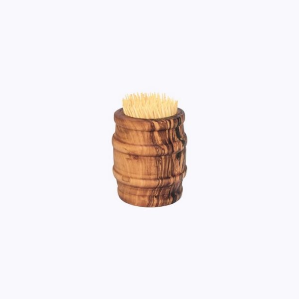 Cask-Toothpick-Holder-olive-wood-satix