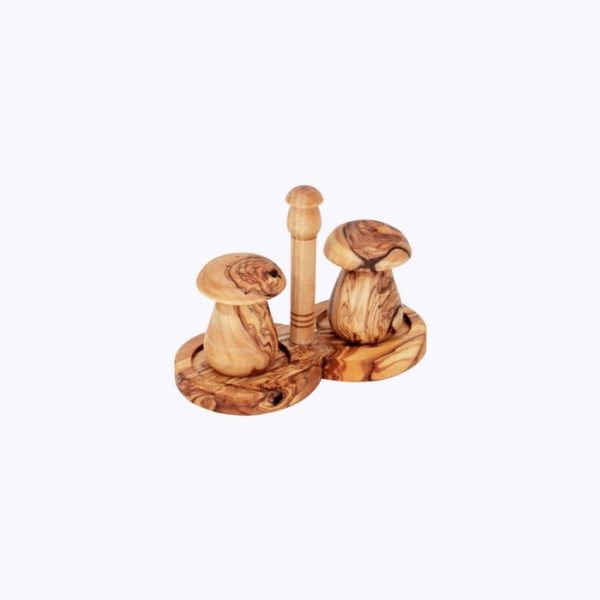 Salt and Pepper mushroom-olive-wood-satix