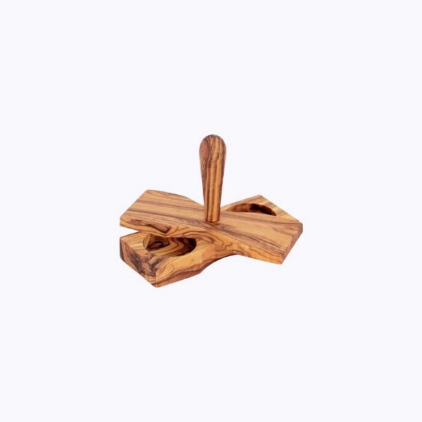 Salt and Pepper Butterfly Shaped-olive-wood-satix